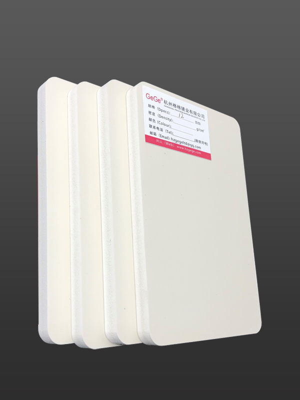 Feuilles et panneaux de mousse de PVC blanc expansé imperméable de 12 mm